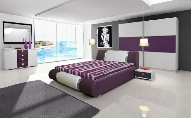 Waterbed Bed Beds Double bed Round bed Marriage bed Leather Design Upholstery new Riva