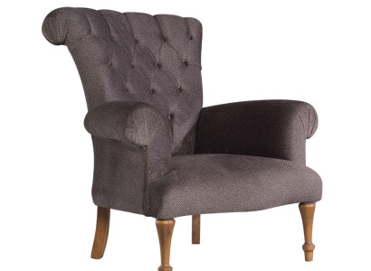 Chesterfield Couch Sofa Relax Fabric Lounge Luxury Upholstery Armchair Design Brown