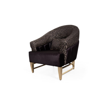 Armchair Luxury Design Textile Living room Italian Style Furniture Lounge Armchair
