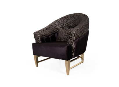 Armchair Luxury Design Textile Living room Italian Style Furniture Lounge Armchair