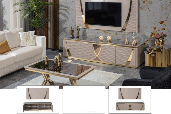 Living room TV-cabinet Console table Sideboard Console Chest of drawers Sideboard Wall tv Table