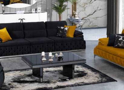 Sofa set 3+3 Seater Set Design Sofas Upholstery Couches Fabric Relax