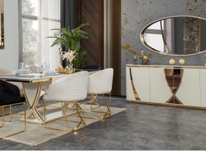 Dining set Group Furniture Table Dining table 6x Chairs Chair Dining room Set