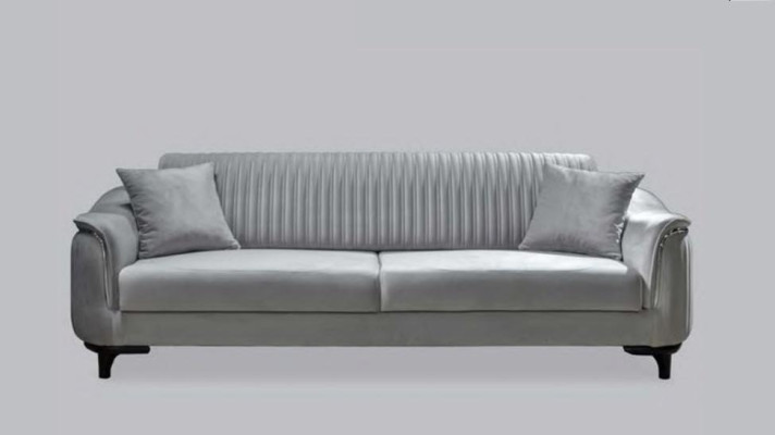 Couches Upholstery Sofa 3 Seater Three Seater Fabric Sofa Living room Gray