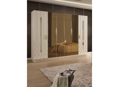 Modern Wardrobe Luxury Wardrobe Wood Cabinets Glass High Gloss