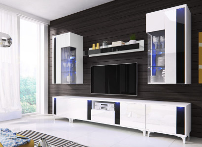 High gloss wall unit wall unit decorative living room wardrobe display case sideboard