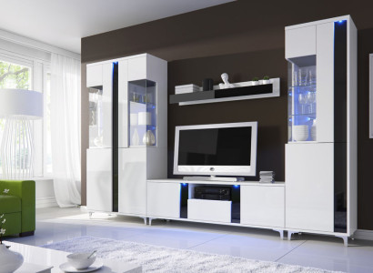 High gloss wall unit decorative wall unit living room wardrobe display case sideboard