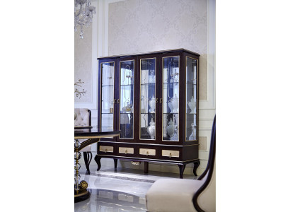 Classic Design Display case Wardrobe Italian Furniture Showcases Glass new