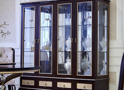 Classic Design Display case Wardrobe Italian Furniture Showcases Glass new