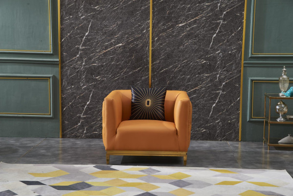 Armchair Design Couch Sofa Seater Leather Lounge Decoration Club Upholstery Luxury Ears