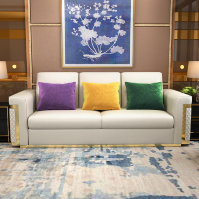 Luxury Mega Class 3+2 Seater Real Handcraft Couches Upholstered Sofas