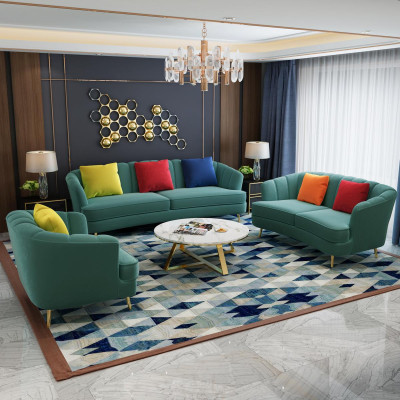Two-seater Sofa 2 Seater Design Sofas Upholstery Modern Seat Fabric Textile Couch!