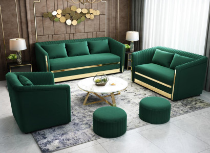 Sofa set Textile Couch Sets Design Modern Sofa 3+1 Seater Sofas