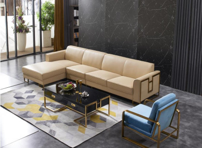 Modern sofa Corner sofa L-shape Armchair Coffee table Stool Corner sofa Upholstery