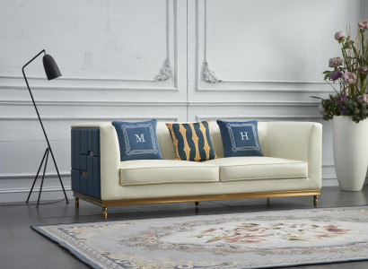 Design classic modern big xxl 3 seater couch imitation leather sofas couches