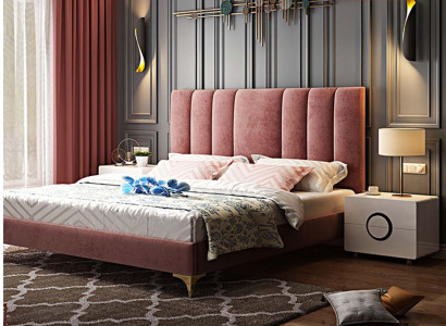 Luxury Bedroom Furniture Complete 3pcs. Set Bed 2x Bedside tables Modern