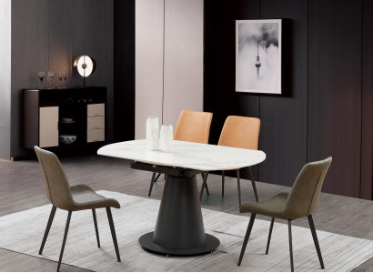 Design Dining table Round Table Dining room Living room Tables 150x90