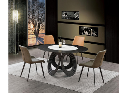 Round Dining Table Table 135cm Metal Round Conference Modern Tables
