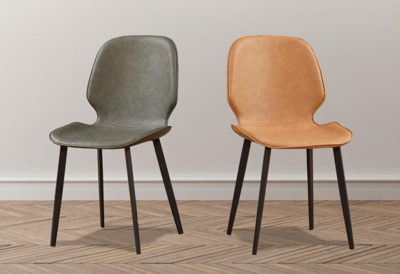 Armchair Chair 1x Dining room Lounge Seat Upholstered Chair Decorative Imitation Leather TV