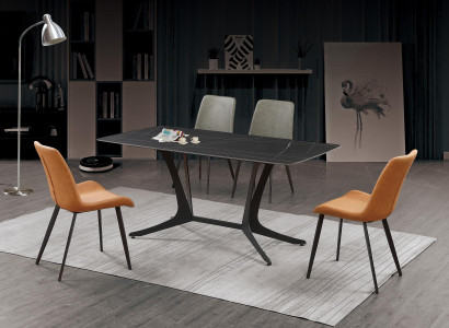 Designer Dining table Table Dining room Deco Living room Design Tables 180x90cm