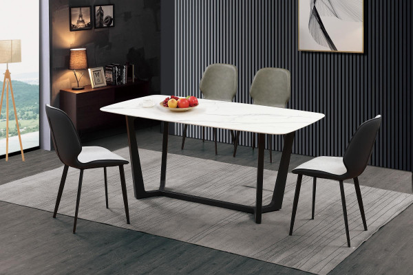 Column Table Luxury Tables Dining room Furniture Complete e Suite 5 pcs.