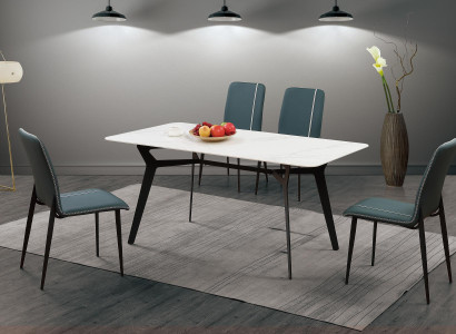 Table Luxury Tables Dining room Furniture Complete e Suite 5 pcs. Set Group