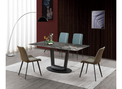 Luxury Table Dining table Tables Design stainless steel Furniture Dining room 180x90