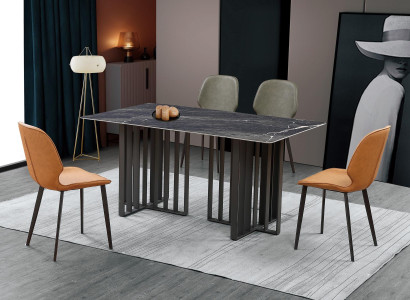 Table Chair Dining room Furniture Armchair Set Suite Group Tables 5pcs.