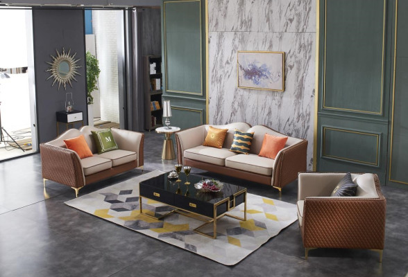 Sofa set 3+2+1 Seater Classic r Living landscape Sofas Decorative Couches new