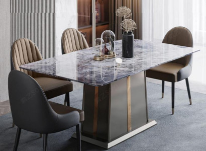 Marble Style Kitchen Modern Dining table Table Tables Dining room Luxury Furniture Design