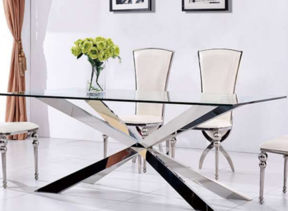 Luxury Table Design Dining room 180x90cm Dining tables Glass Furniture Design Tables new