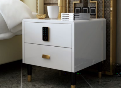 Bedside table nightstand Chest of drawers Side table decorative console high gloss gold