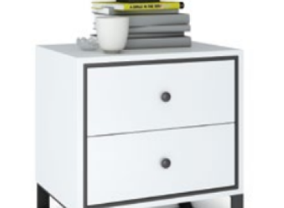 Bedside table nightstand Chest of drawers Side table high gloss gold stainless steel