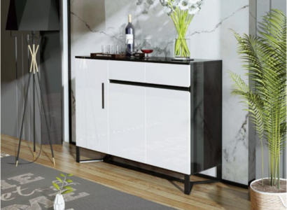 Chest of drawers Sideboard Highboard Wardrobe Sideboard 3 doors 2 drawers