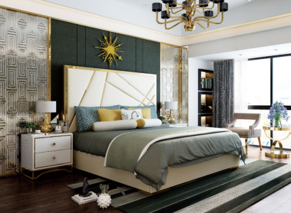 Designer Double bed Bed Hotel Decoration Luxury Bedroom 180/200x200cm Leather