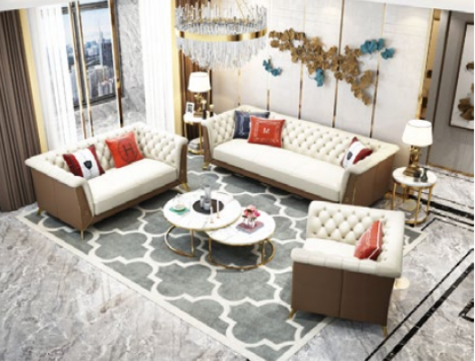 Sofa Couch Suite Seat Upholstery Complete Set 3+2+1 Sofas Designer