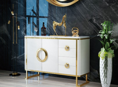 Noble Design Chest of drawers Sideboard Italian Chests of drawers Lowboards Leather