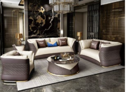 Sofa Couch Suite Seat Upholstery Complete Set 3+2+1 Sofas Decorative Designer