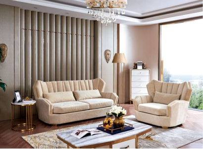 Complete Set Sofa set 3+1 Seater Designer Suite Living landscape new