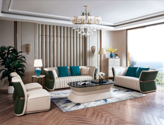 Complete Set Sofa set 3+2+1+1 Seater Design Sofa Couch Living landscape