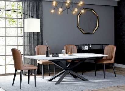 Italian Designer Furniture Dining table Office Conference Luxury Table Metal