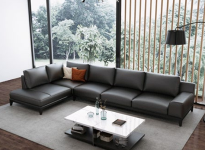 Designer leather sofa Corner sofa Upholstery Corner Couch Seat Corner L-shape Decoration Suite