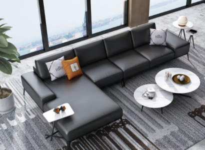 Corner sofa Upholstery Decor Suite Living landscape L-shape Designer Sofa Couch