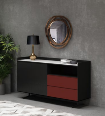 Italian Designer Chest of drawers Style Furniture High Wardrobe Cabinets Orange