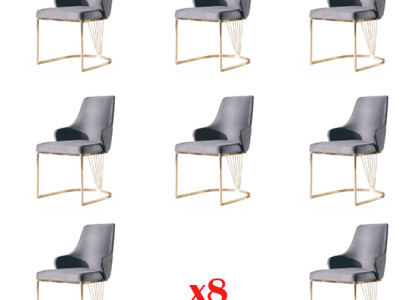 Dining room Chair 8 Set Suite Lehn Chairs Complete Group Living room
