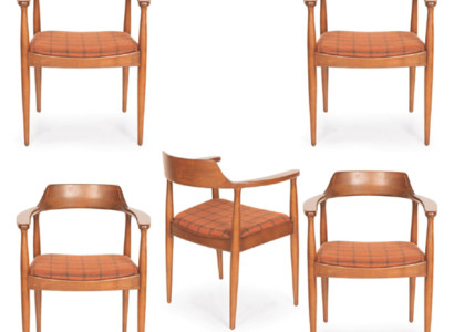 Dining room Group Chair Suite 4x Chairs Seat Upholstery Solid Wood