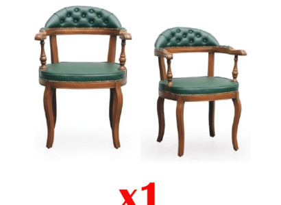 Chesterfield Chair Dining room Design Armchairs Luxury Real wood Chairs