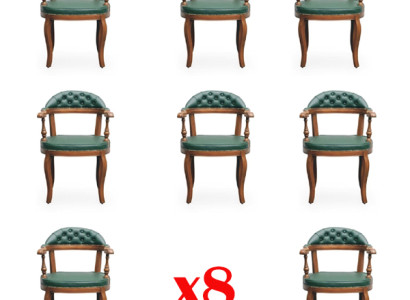 Chairs Chair Wood Luxury Seat Set 8 Armchair Dining room chair Dining room