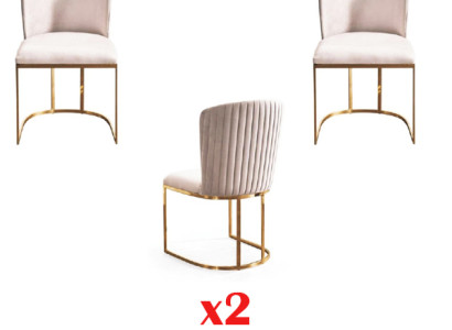 Italian Style Set Design Lehn Chairs Upholstery Armchair Group Suite