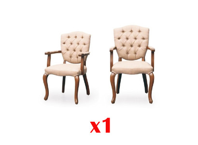 Dining room chair Armchair Chair Design Upholstered Chair Brown Chairs